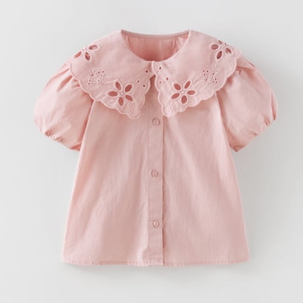 Zara Embroidered Blouse New
